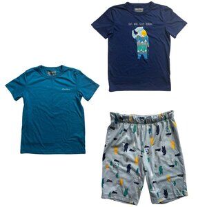 Eddie Bauer Kids Pajama Set (Size 7/8) – 2 Shirts + 1 Pants – Good condition
